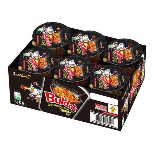 Buldak Spicy Chicken Flavor- Samyang - 6x3.7oz Case